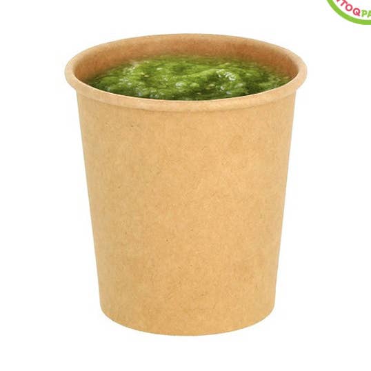 PUNTOQPACK - Wholesale Jar - Eco Kraft Cardboard Sauce Tub (120Ml)0