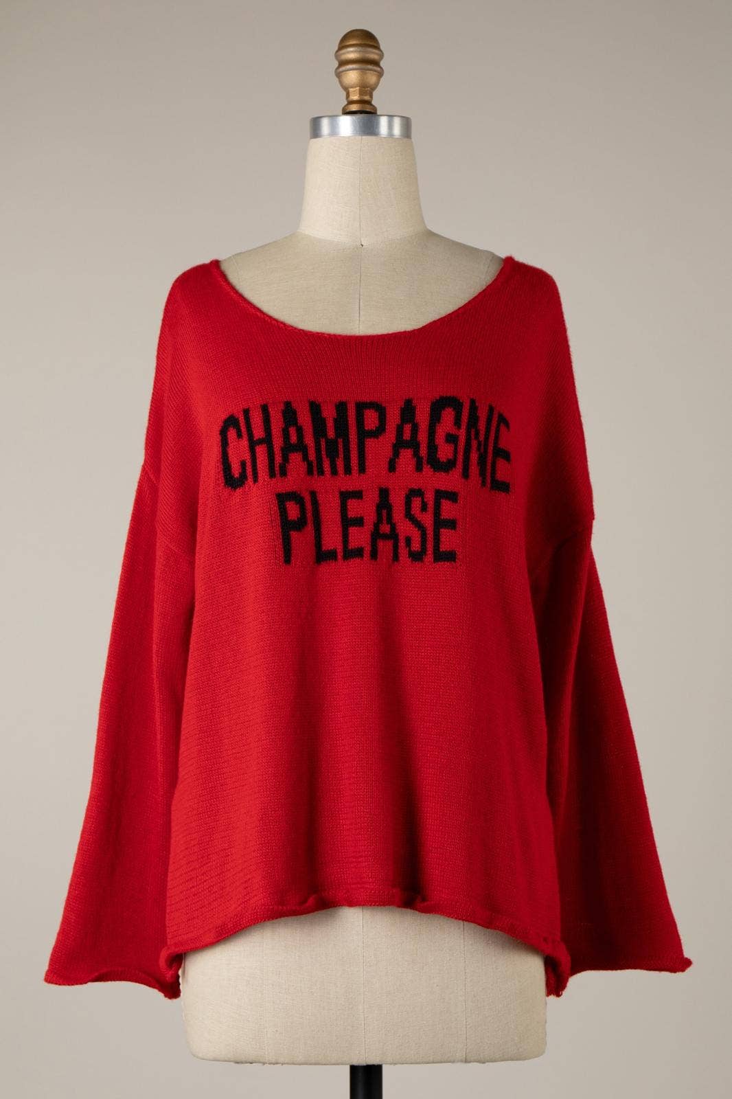 Ashley’s Clothing Design Inc. - Vente Pull en maille – femme - Champagne s'il vous plaît !6