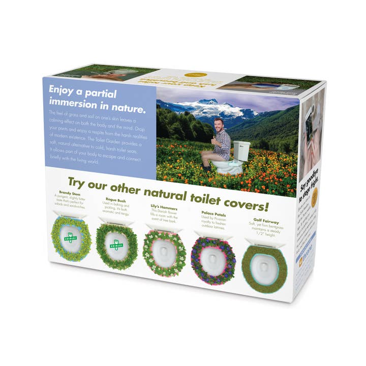 Prank-O - Wholesale Gag Gift/Novelty Gift - Prank Gift Box Toilet Meadow