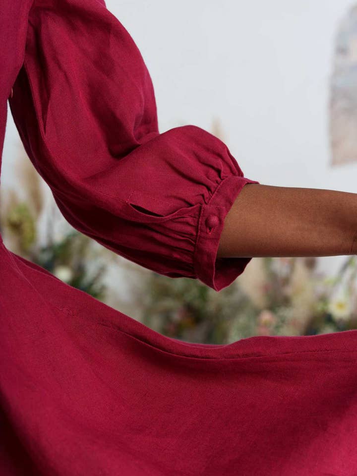 Son de Flor - Vente Robe – femme - Robe Jasmine, manches 3/418