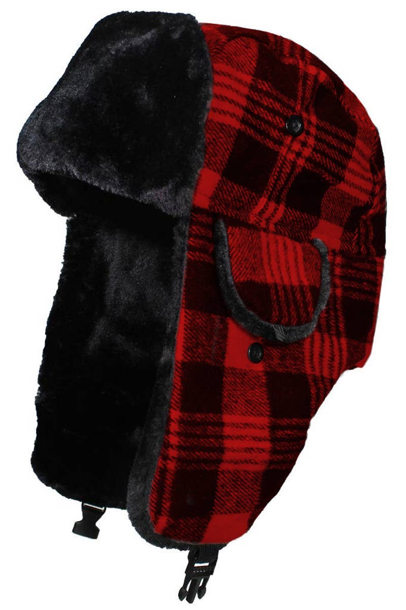 SURTIDO Gorro Glen Plaid con forro de piel térmica de venta al por mayor en Faire5