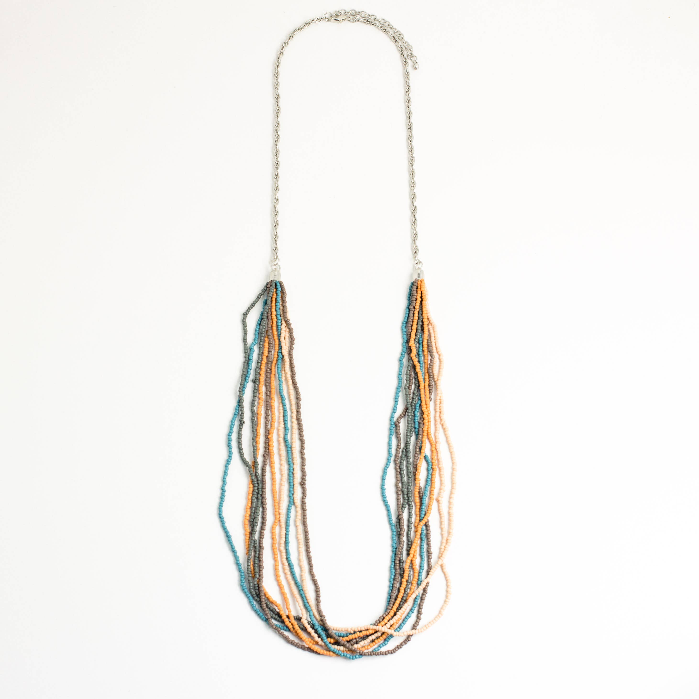 Accessoires by KHB - Vente Collier de perles - Collier long bohème ethnique1