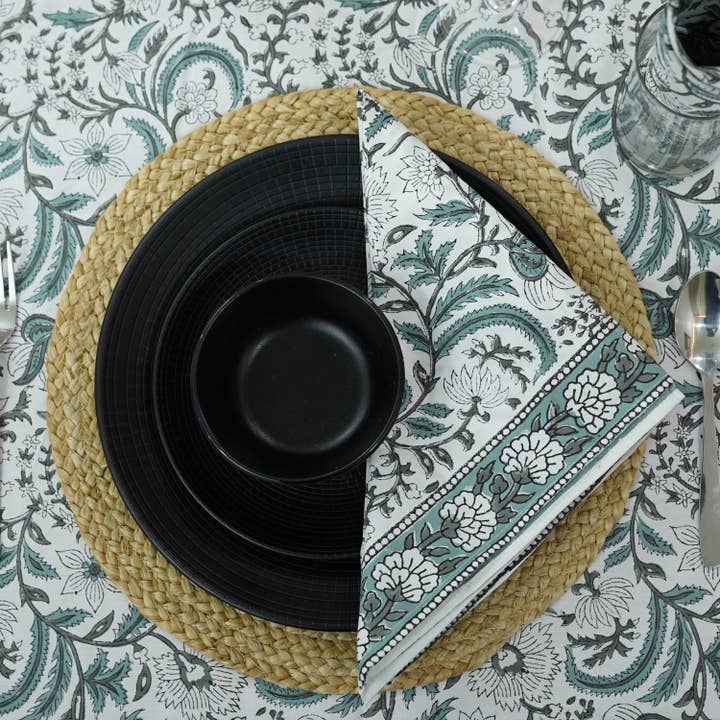 Tischserviettenset aus 4 Stück zur Dekoration des Esstisches - Kundanvan für den Großhandel von Fabdivine