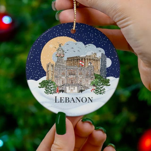 Ornamento di Natale del Libano per la vendita all'ingrosso da parte di simply blessed shy