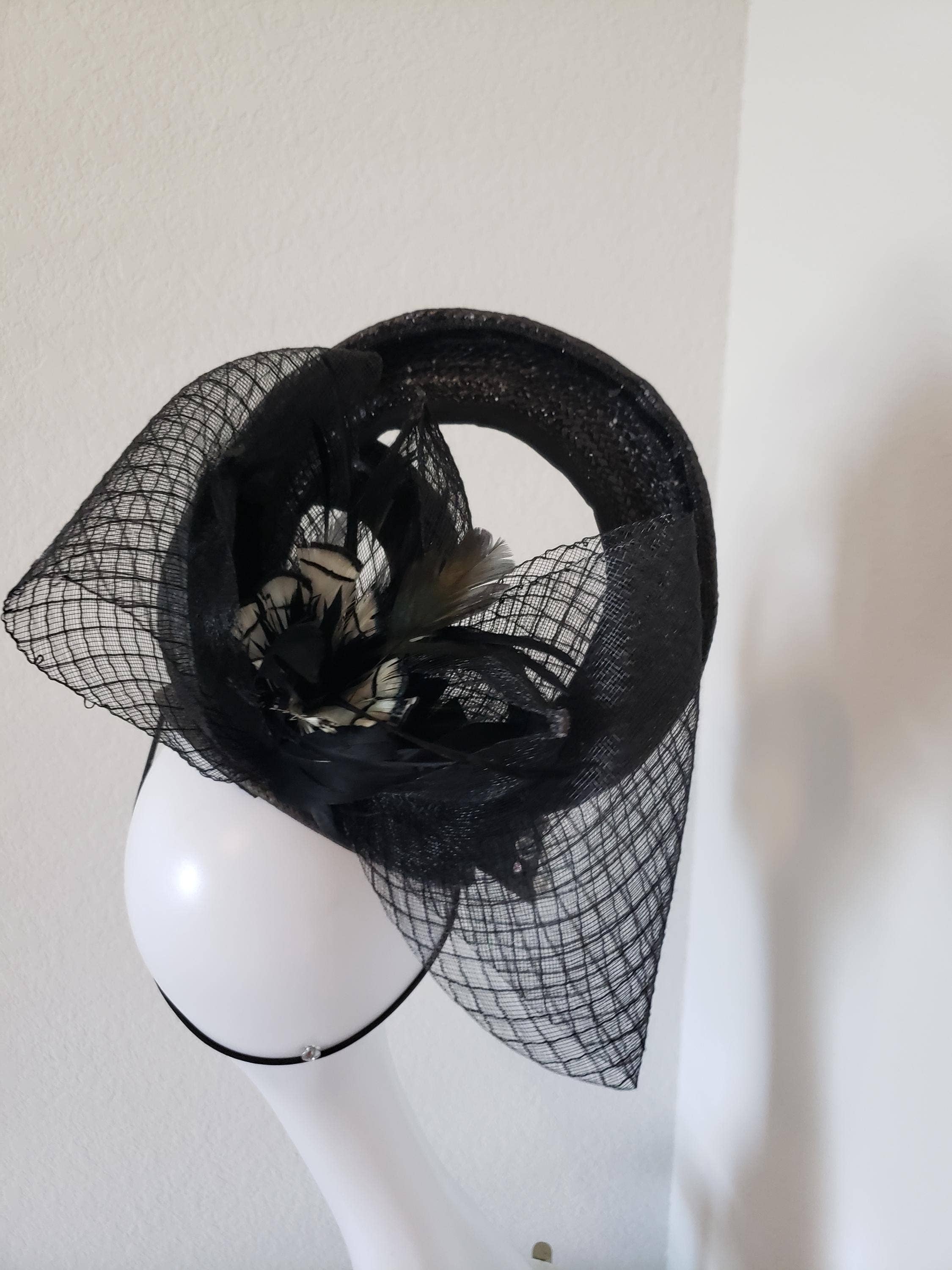 Rehoboth Hats - Wholesale Fascinator Hat - Women's - Black Freeform Fascinator for Formal Occasions3