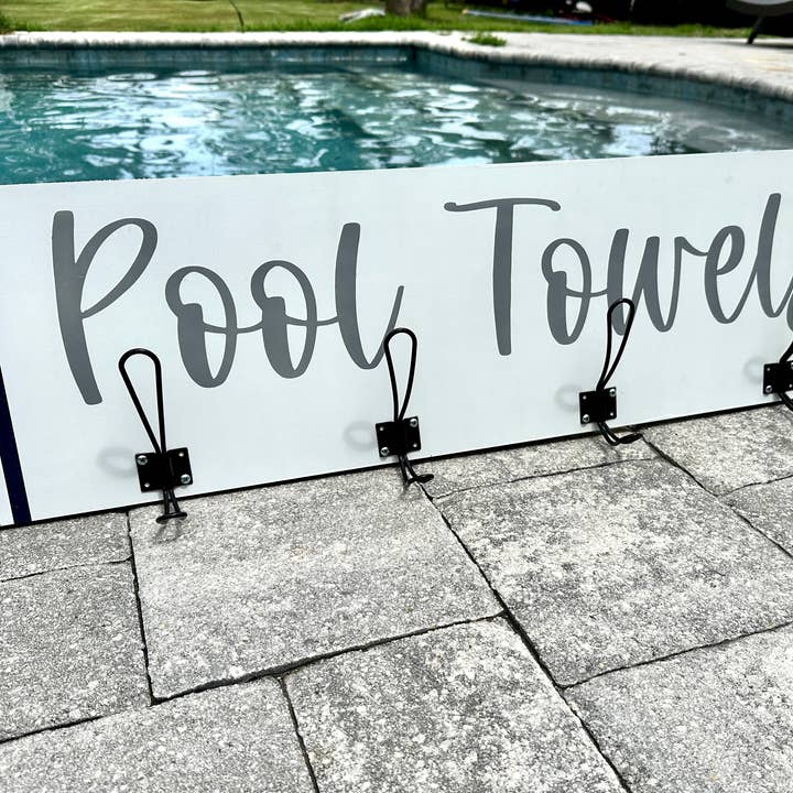 Toalhas de Piscina com Ganchos P02749 por atacado de Paisley Grace Makery