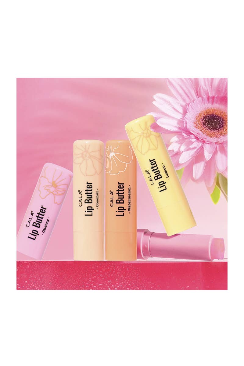PINEAPPLE Beauty – wholesale Lip balm set – CALA 67764 Luscious 4pc Butter Lip Balm Collection - 6 set5
