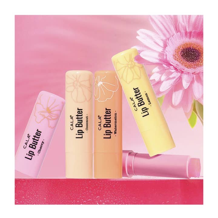 PINEAPPLE Beauty – wholesale Lip balm set – CALA 67764 Luscious 4pc Butter Lip Balm Collection - 6 set5