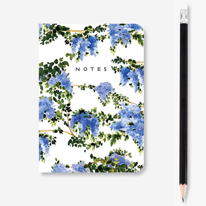 Mini bloc-notes Wisteria | Blocs, agendas et carnets pour la vente par Abigail Jayne Design