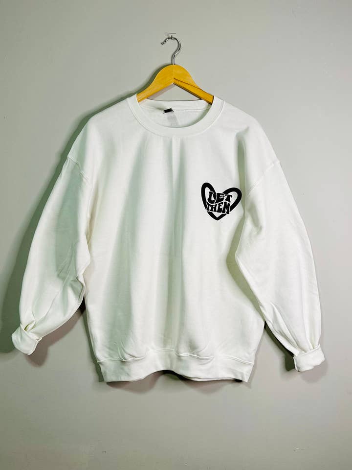 Sudadera con cuello redondo Let Them para venta al por mayor de Home Scape Plus