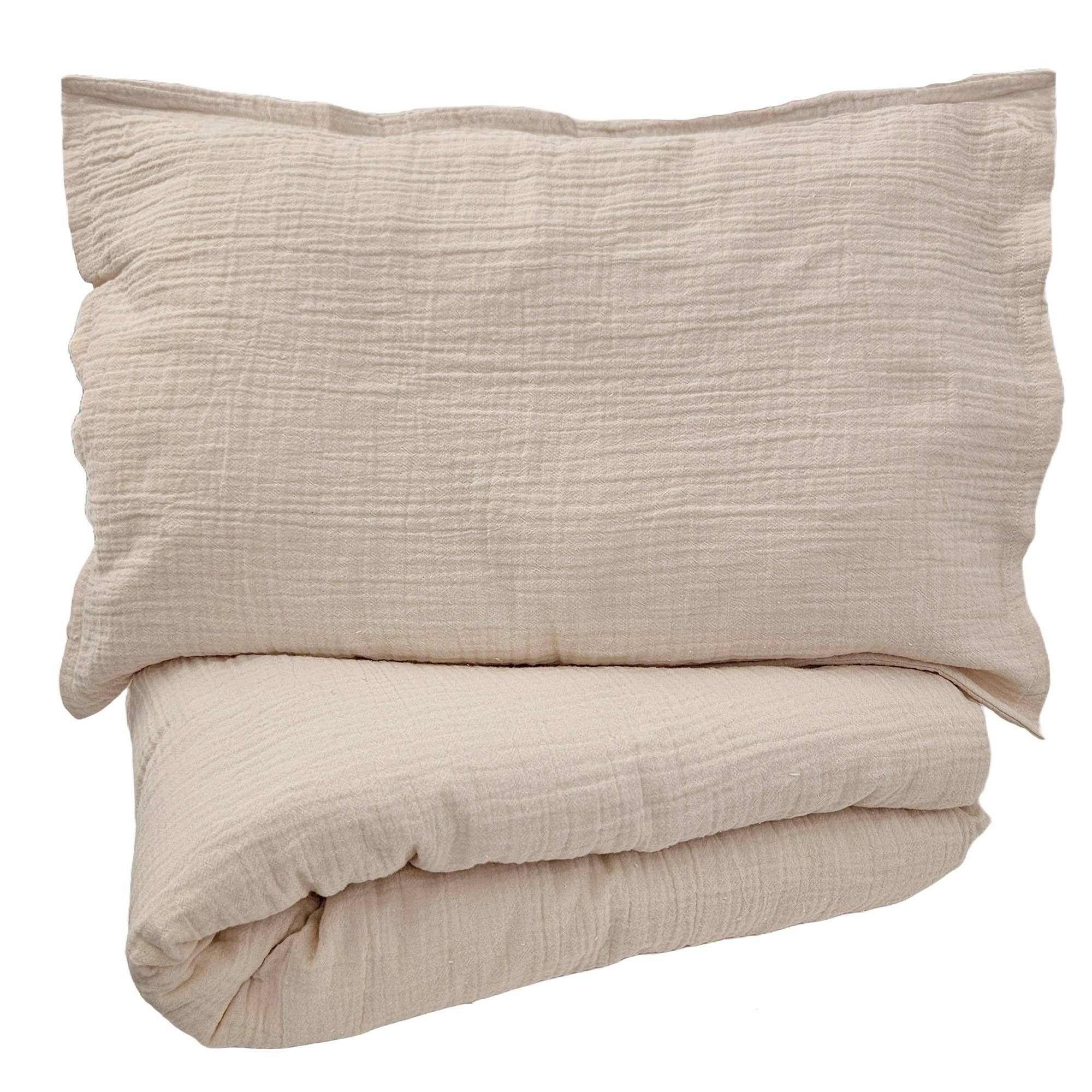 Summerville organic - Wholesale Bedding Set - Kids & Baby - Junior Bedding Set Sandshell Organic Cotton0