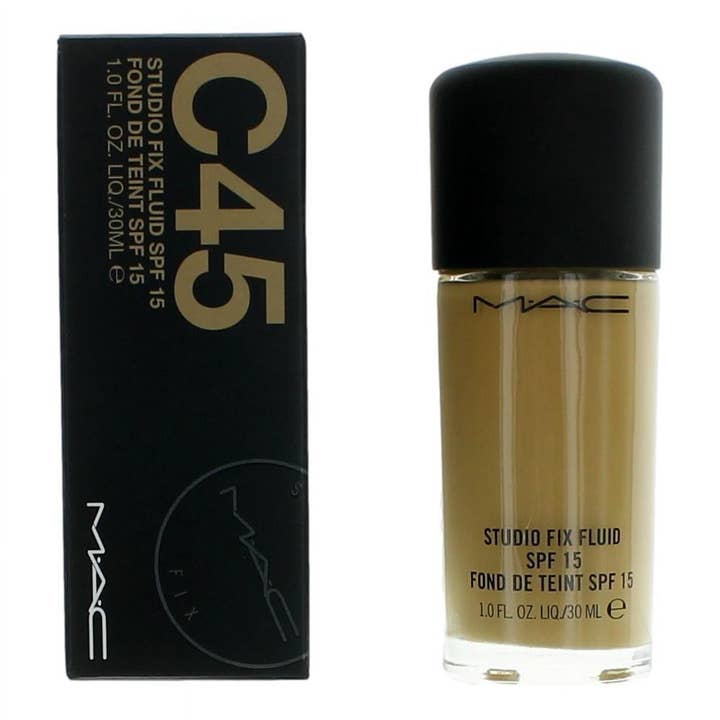 MAC Studio Fix Fluide SPF15 par MAC, Fond de teint 1 oz - C45 pour la vente par Super Stock Wholesale
