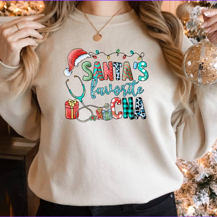 Christmas Sweatshirt, Women's, Unisex for wholesale by Crafty Mamas Creationz