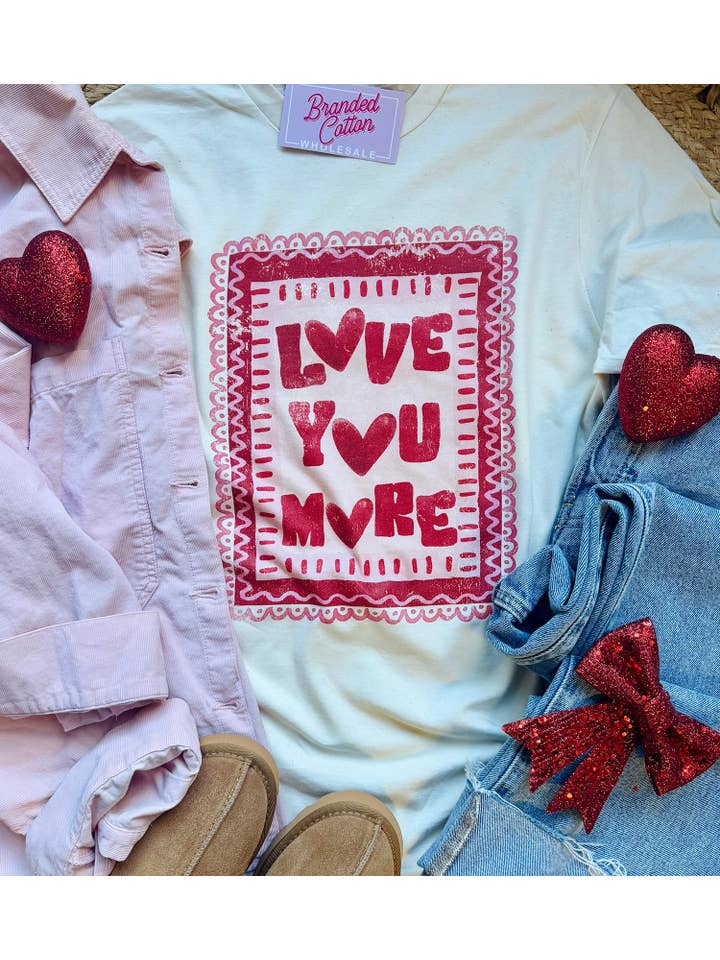 Branded Cotton - Vente T-shirt sérigraphié – femme - Je t'aime plus.