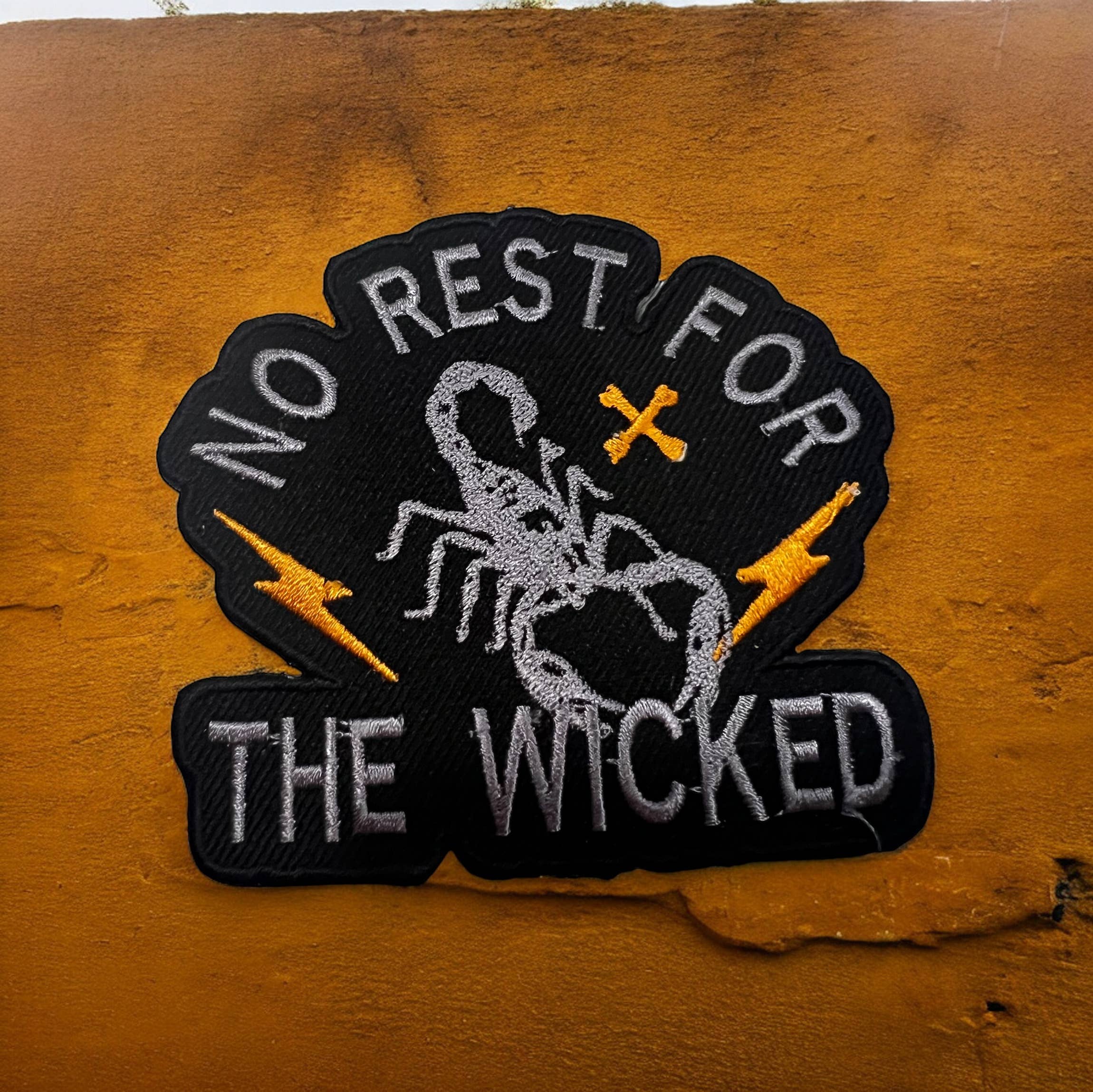 Renewed Designs – wholesale Patch – No Rest for the Wicked Patch