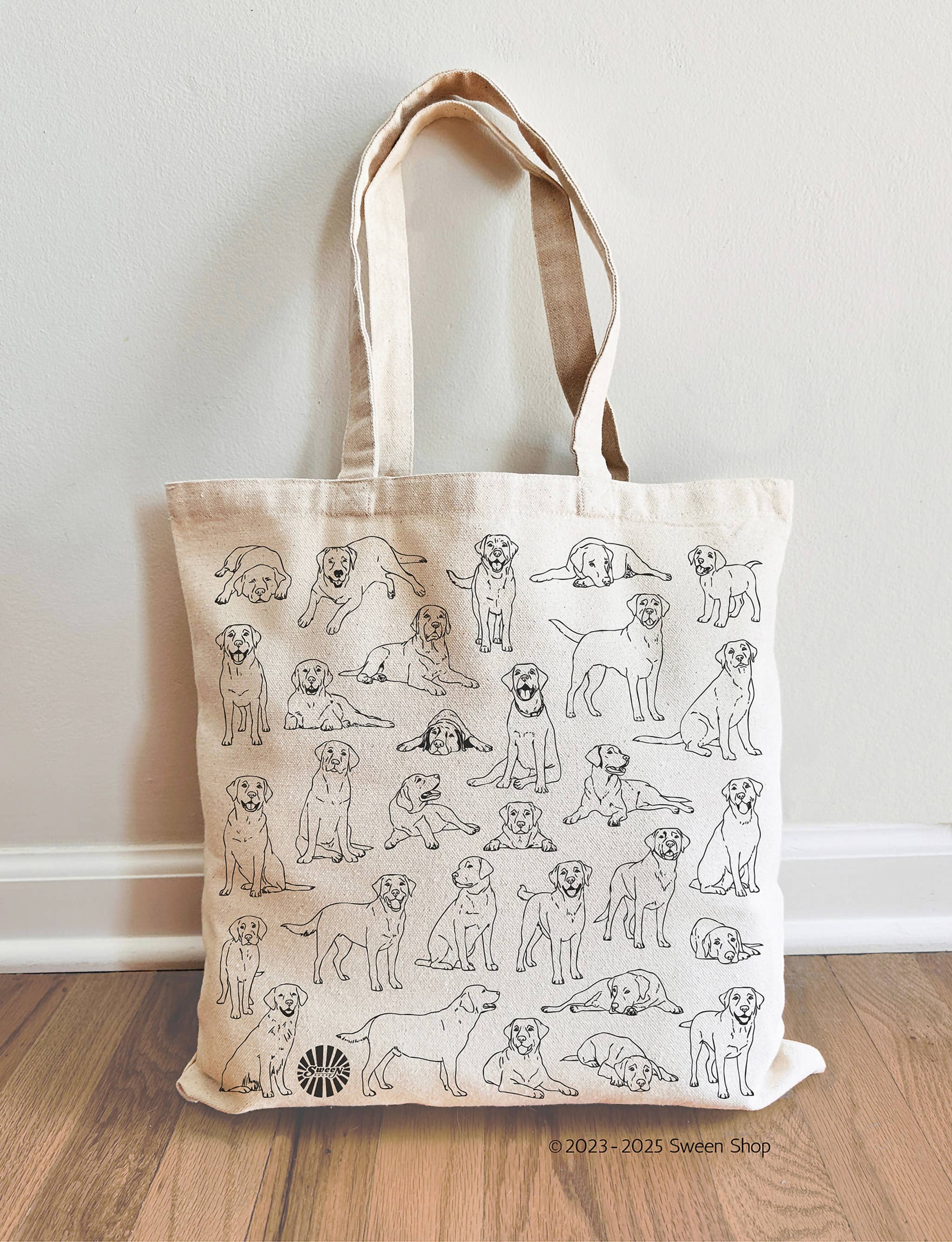 Sween Shop - Vente Tote bag – unisexe - Sac fourre-tout Labrador pour les amoureux des chiens & cadeau pour animaux de compagnie