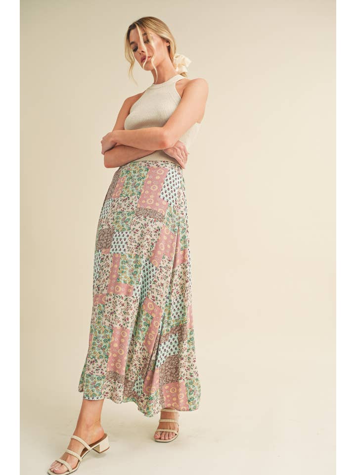 AEMI + CO - Wholesale Skirt - Women's - 773DN Bradyn Print Skirt6