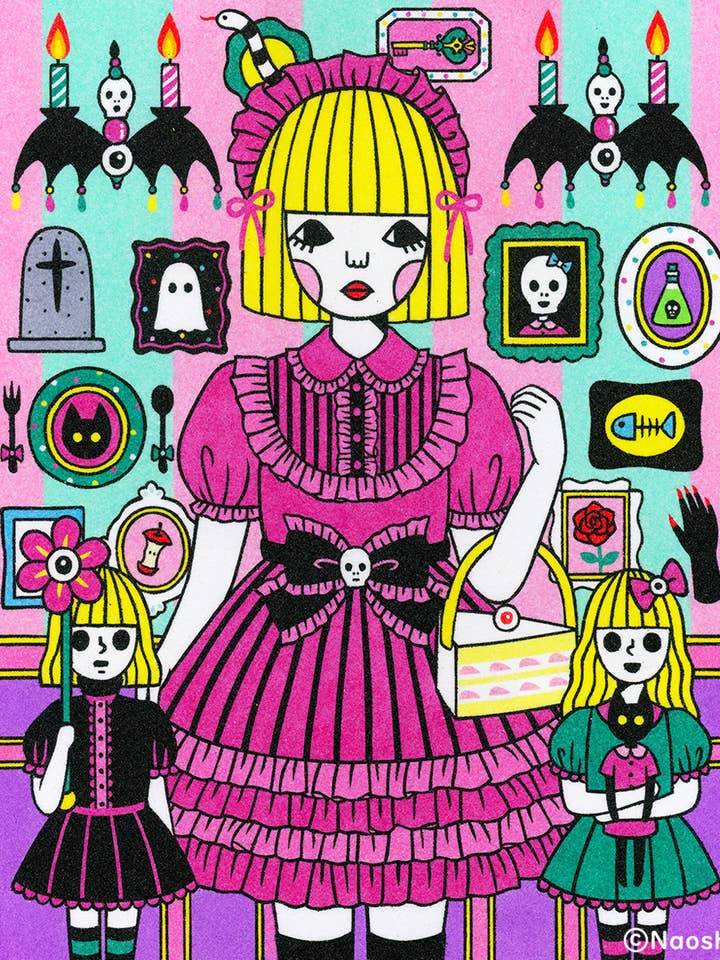 【Stampa d'Arte 8×10】Adorabili Ragazze Gotiche per la vendita all'ingrosso da parte di Naoshi