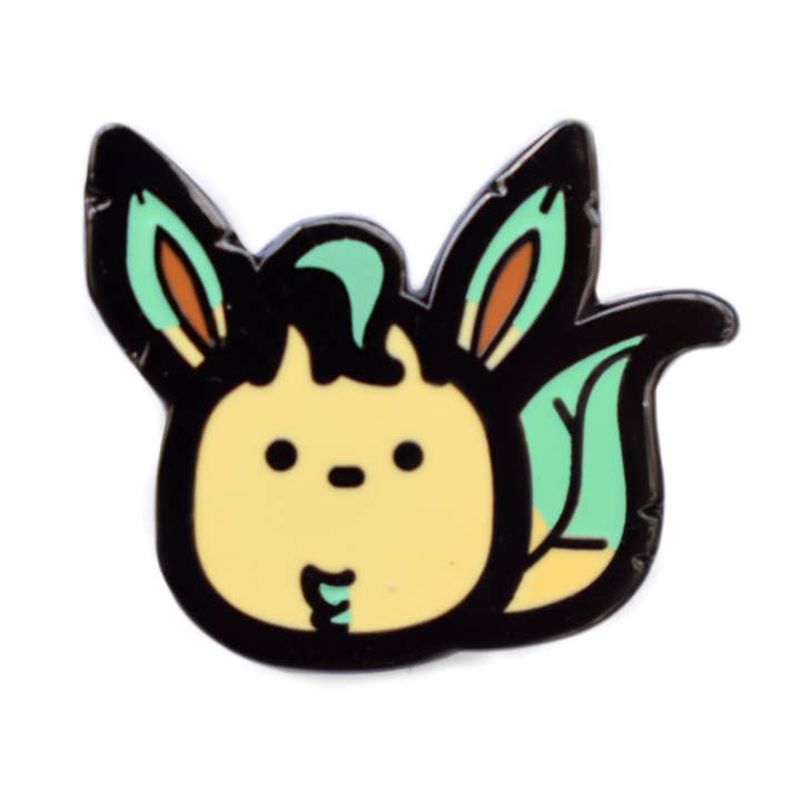 Leafeon Mini Pin for wholesale by Tomato Tomago