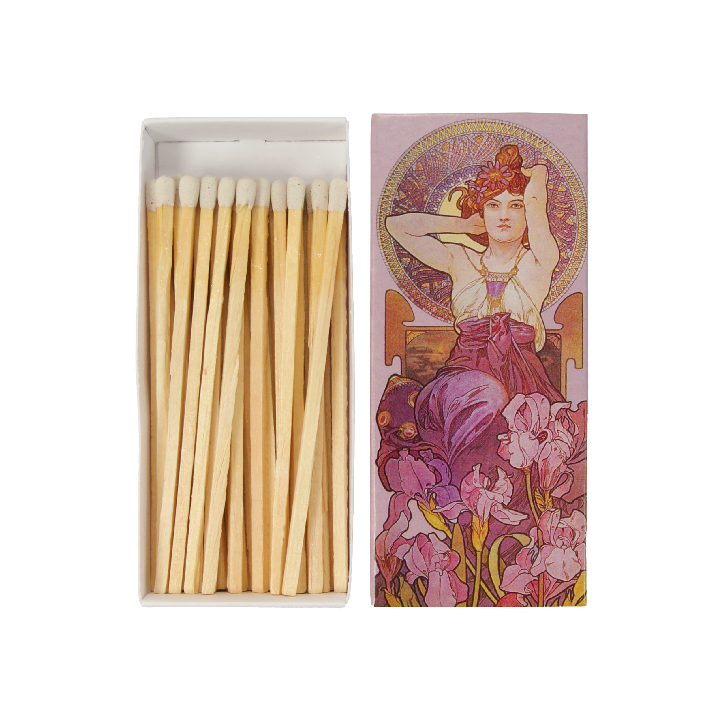 Woloszyn - Wholesale Matches - Long Matches “Woman in Irises”3