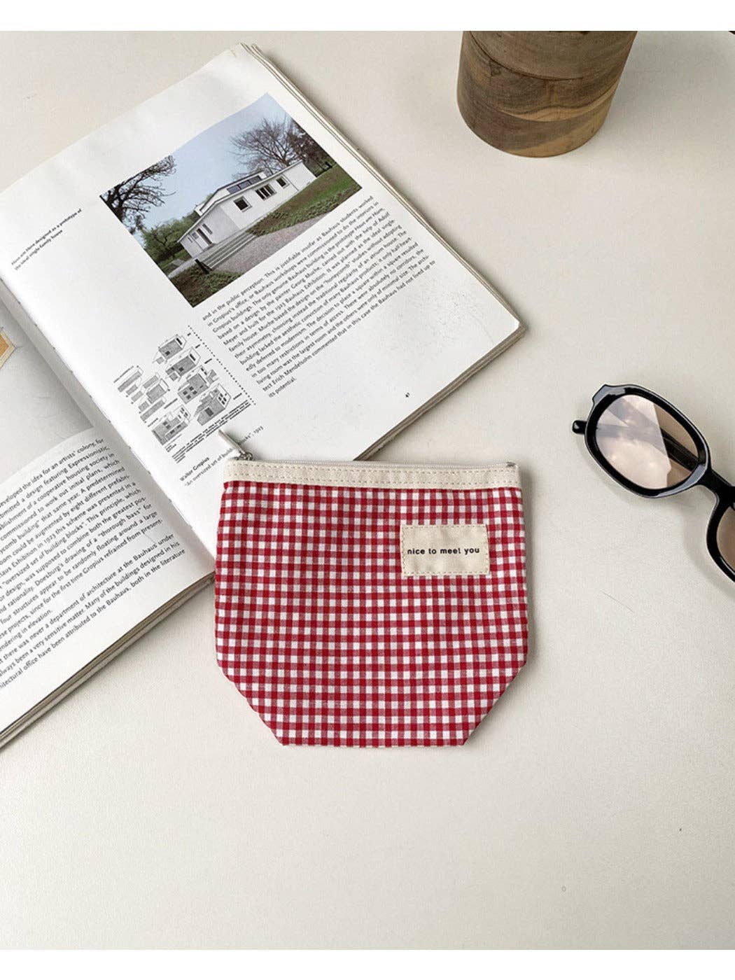 Funkyrel® Atzbranding Limited - Wholesale Coin Purse - Women's - Cosbai - Minimalist Small Canvas Cardholder Pouch & Coin Purse3