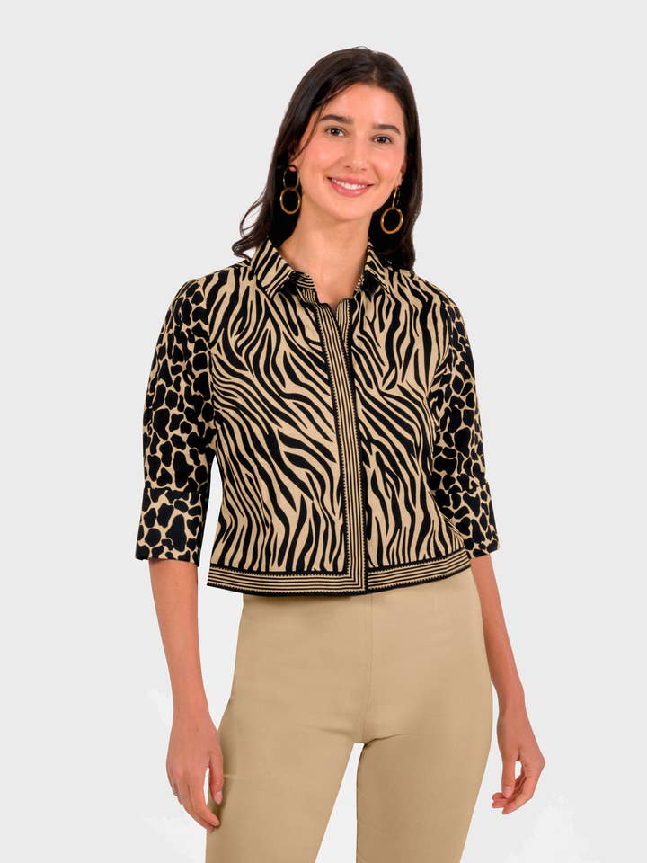 Effortless Top - Animal Instincts for wholesale by Gretchen Scott LLC