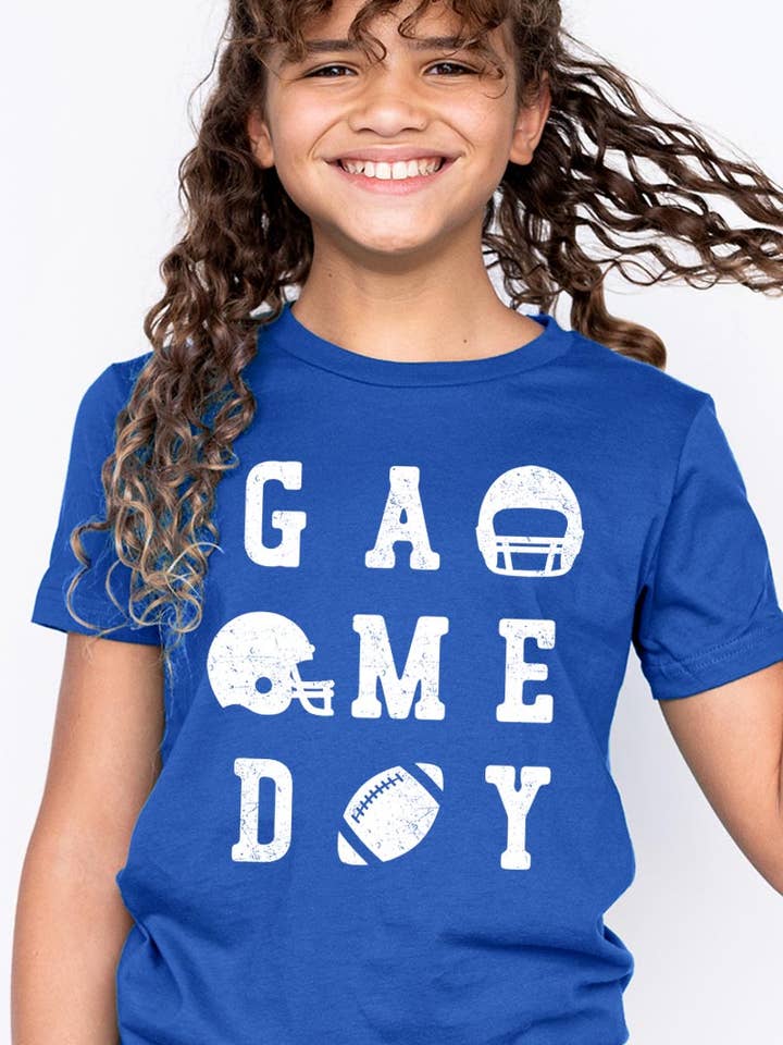 Gameday Fotboll Barn Grafiska T-shirts för wholesale av COLORBEAR