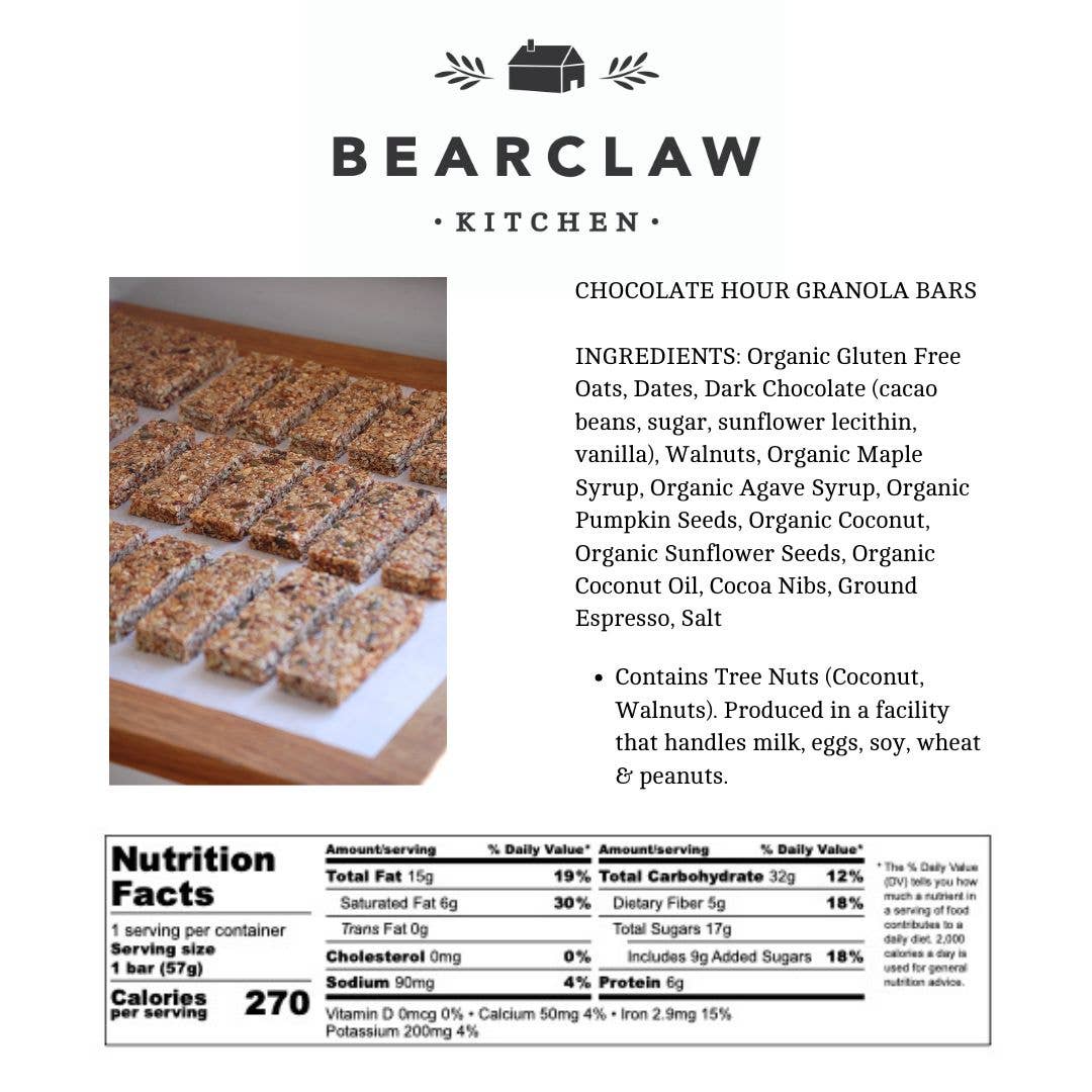 Bearclaw Kitchen - Wholesale Snack Bar - Chocolate Hour Granola Bar3