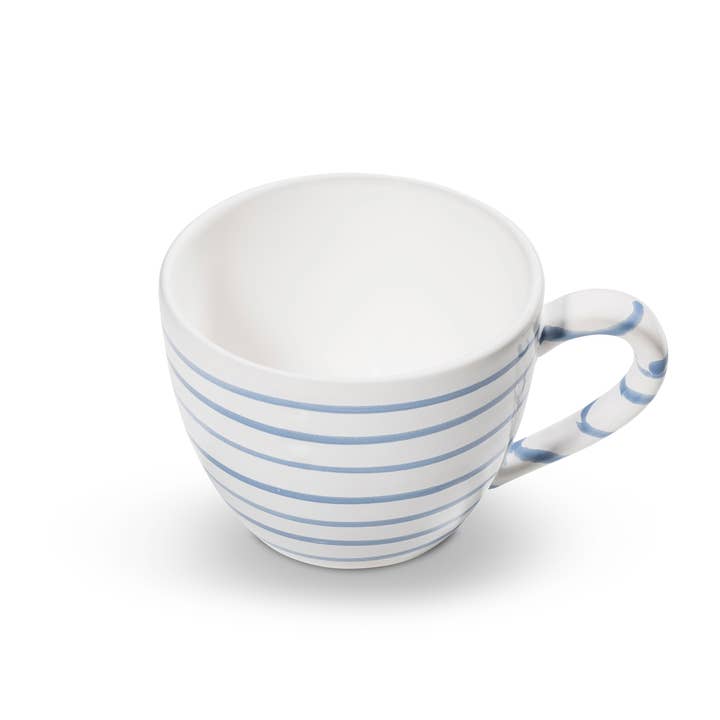 Dizzy blue, Maxima teacup (0,4L) for wholesale by Gmundner Keramik Handels GmbH