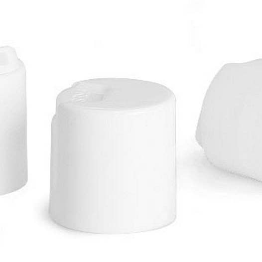 Premium Essential Oil - Wholesale Travel Container - 4 oz White PET Boston Round Bottles, White Disc Cap