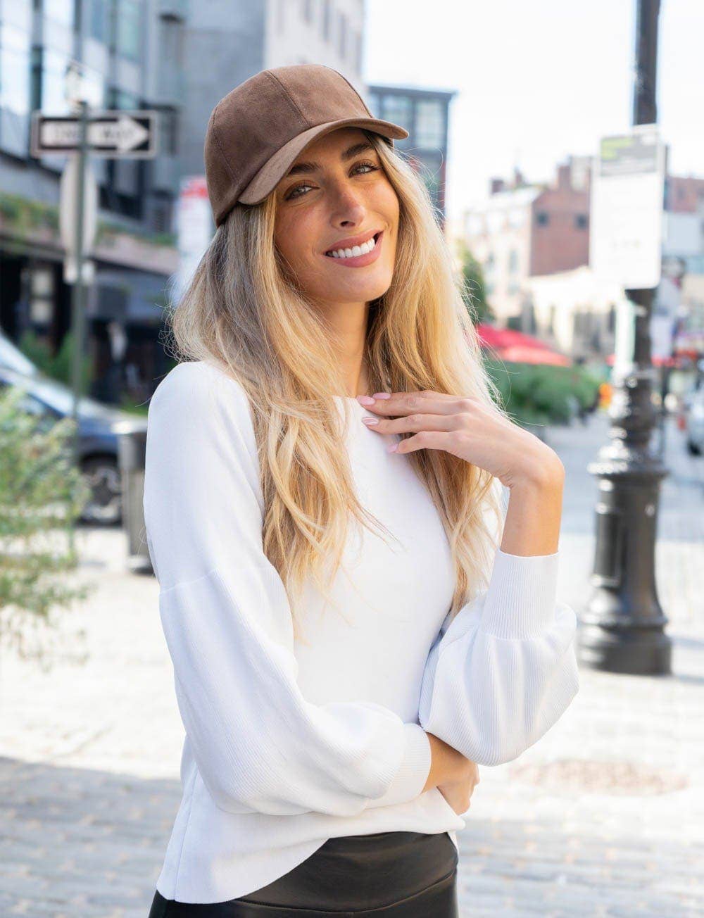 Magid - Wholesale Baseball Cap - Women's - Magid Suede Baseball Cap3