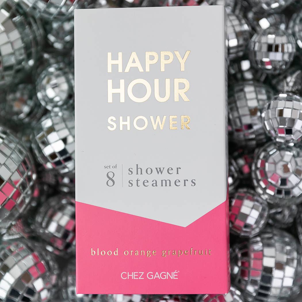 Chez Gagné - Wholesale Shower Steamer/Bomb - Happy Hour Shower - Aromatherapy Shower Steamers - Blood Orange Grapefruit - Set of 811