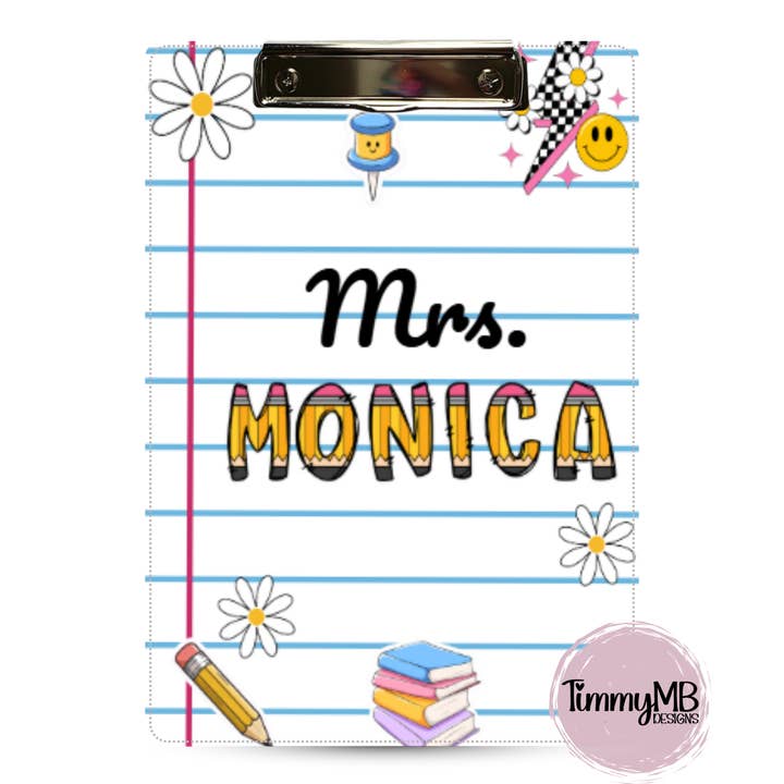 Notitieboekpagina: Daisy - Aangepast Klembord voor wholesale door TimmyMB Designs