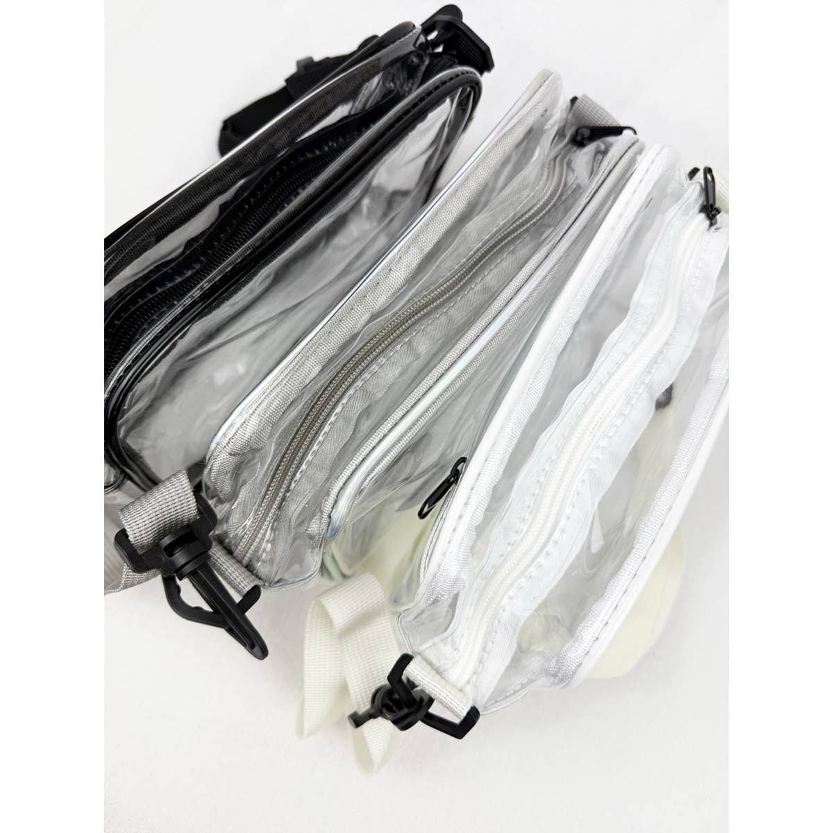 MIX COLOR Stadium Approved Clear See Through Crossbody Bag for wholesale on Faire3