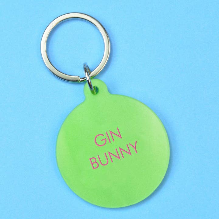 Flamingo Candles - Wholesale Keychain - Women's - Gin Bunny Keytag