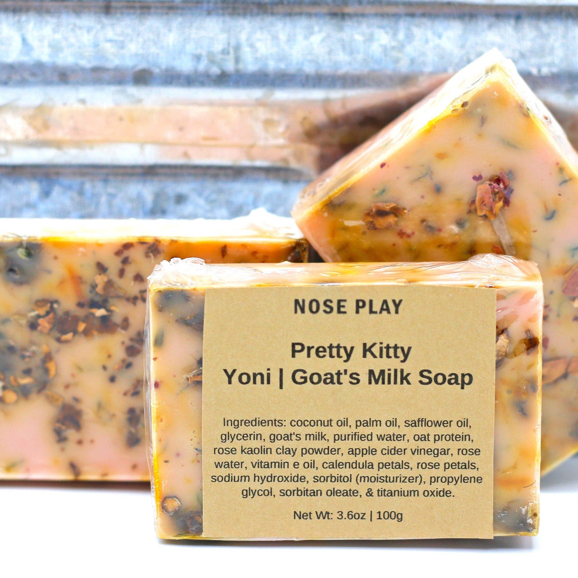 Nose Play Collection - Wholesale Bar Soap - PRETTY KITTY | YONI GOAT'S MILK SOAP - Unscented 0