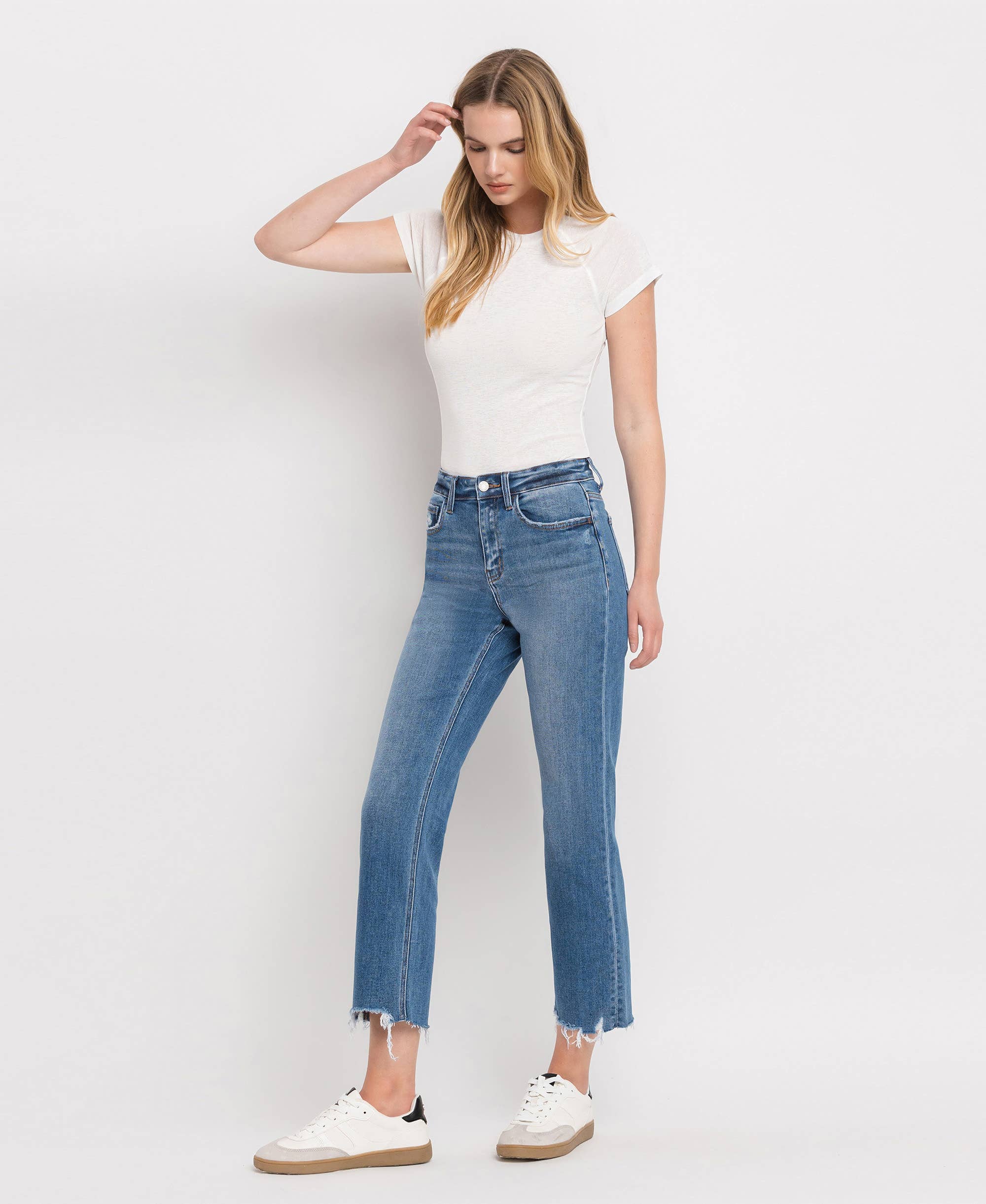 GALLANT HIGH RISE REGULAR STRAIGHT JEANS T6224 for wholesale on Faire14