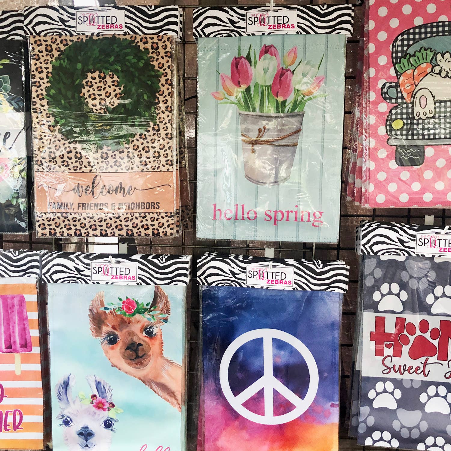 The Spotted Zebras - Wholesale Flag - Garden Flag - Hello Fall Pumpkins Decor1