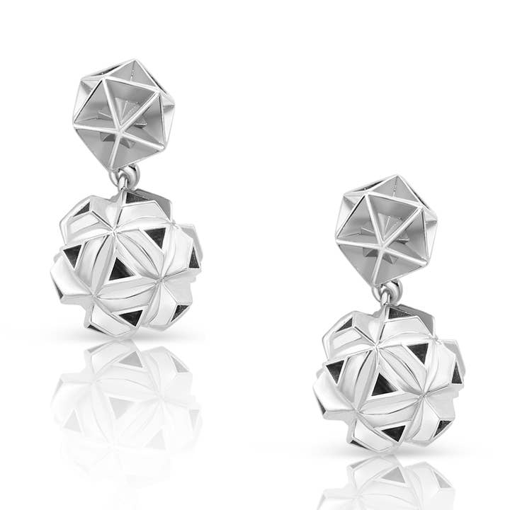 Sterling sølv buket øreringe for engroshandel hos HanJi Jewelry