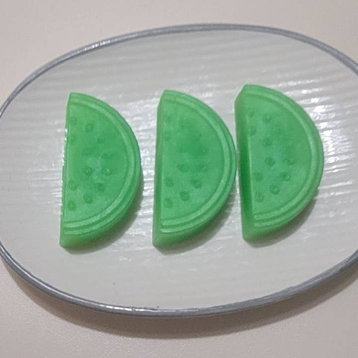 Meloenzeep, fruitvormige zeep, set van 5 voor wholesale door CraftdeeD