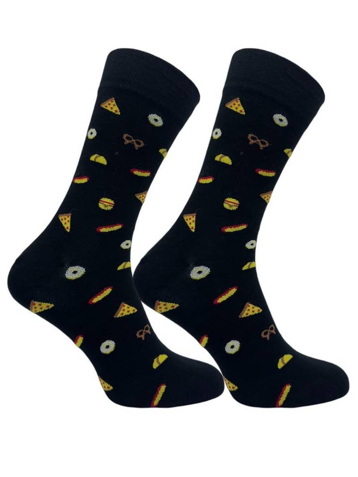 La Pèra lustige coole Hamburger-Socken, Unisex-Socken, Food-Design, Socken für den Großhandel von La Pèra
