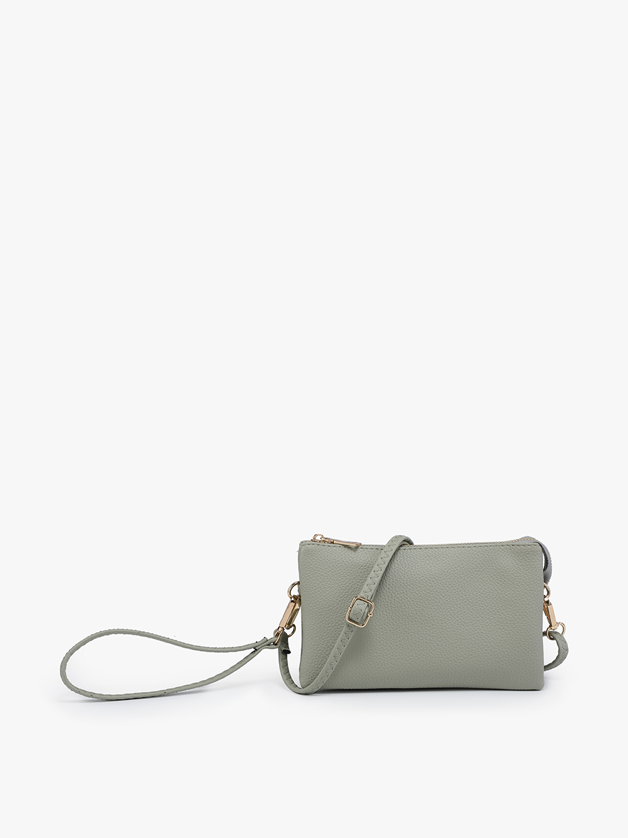 Jen & Co. - Wholesale Crossbody Bag - Women's - M013 Riley Monogrammable 3 Compartment Crossbody/Wristlet55