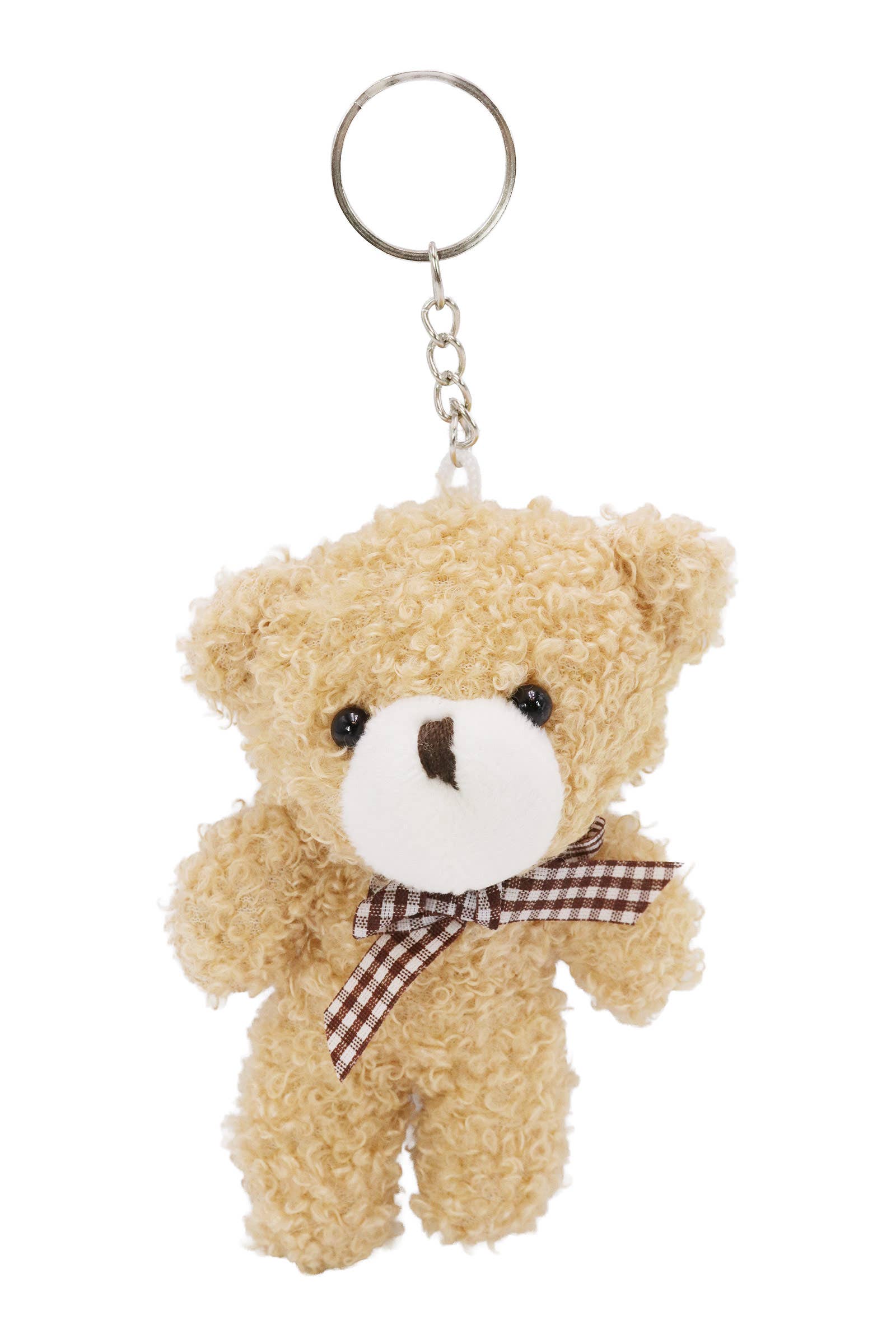 ASSORTITI Portachiavi Orsetto Fuzzy Terry in Pile Imbottito in vendita all'ingrosso su Faire3