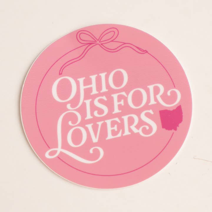 Ohio is for Lovers Sticker for wholesale by Daisy Market Co. by Kelsey Haver Designs