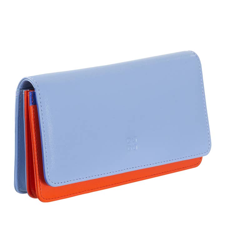 dudu - Venta al por mayor Cartera - Mujer - Cartera de cuero para mujer DuDu® color azul pastel con porta tarjetas3
