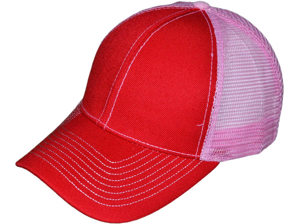 Buck Wholesale – Engroshandel Trucker hat - Unisex – Kontrastsyning Trucker Hatte - BK Caps Structured 6 Panel15