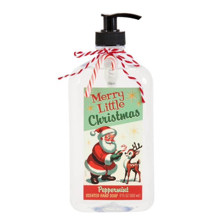 San Francisco Soap / Man Bar Soap - Wholesale Hand Soap/Wash - Mid-Century Santa Peppermint Hand Soap