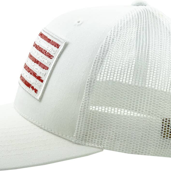 KBETHOS - Wholesale Trucker Hat - Men's - FLAG UV PRINT PATCH MESH BACK BALLCAP54