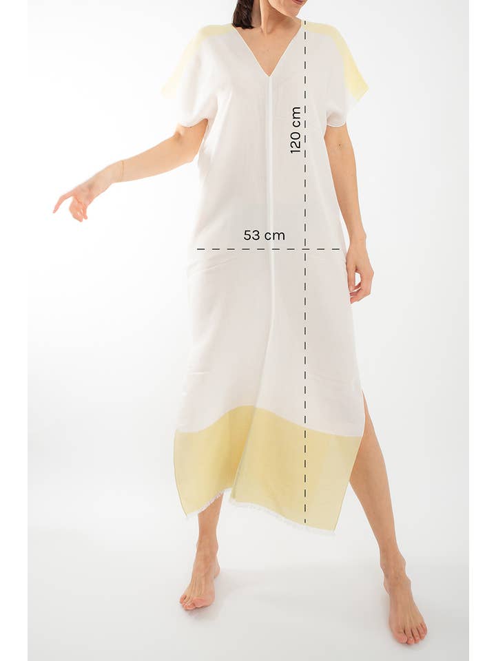 Abstract - Wholesale Swim Cover Up - Women's - Viscose and cotton caftan costume cover1