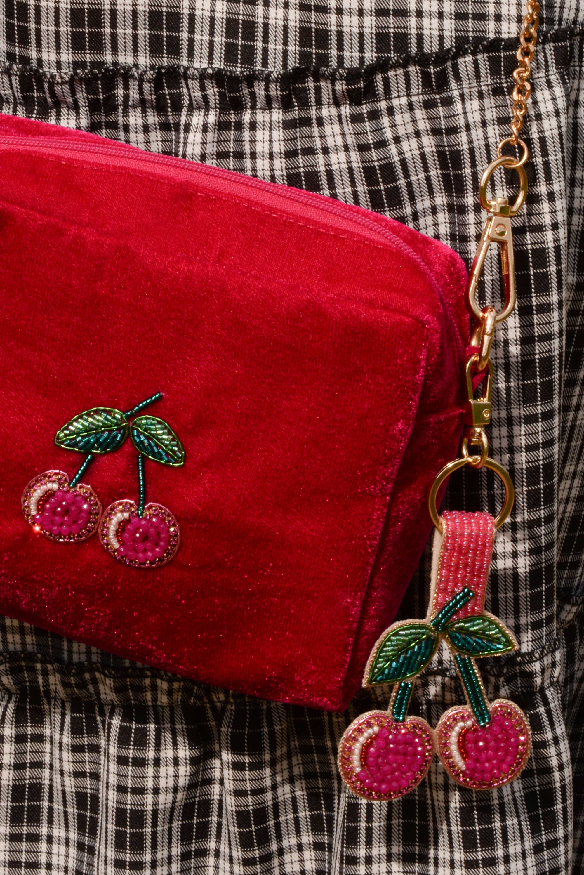 My Doris - Wholesale Keychain - Women's - CHERRY KEYRING/BAG CHARM1